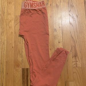 GYMSHARK ORANGE LEGGINGS SIZE MEDIUM